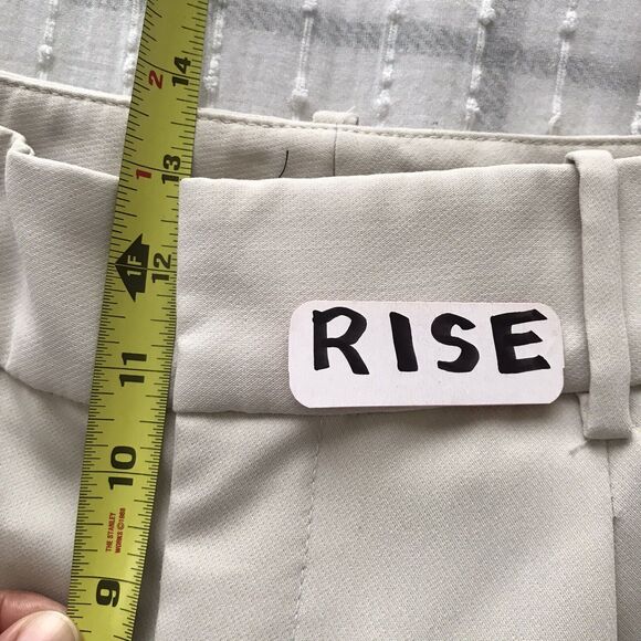 Zara High Waist Pleated Beige Cream Neutral Trousers Pants Corporate Core - XS - Picture 5 of 7